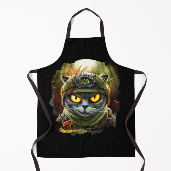 Item preview, Ukrainian cat agent in the night forest designed and sold by MaryshaArt.