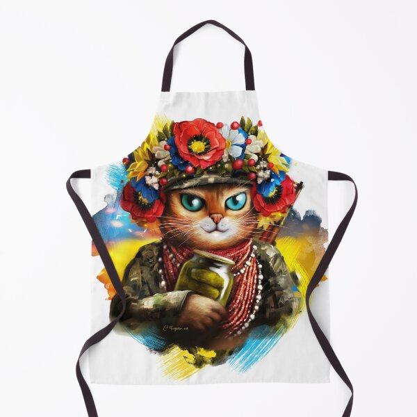 Item preview, Ukrainian cat soldier designed and sold by MaryshaArt.