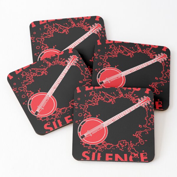 Item preview, I Destoroy Silence Funny Banjo Essential  music  .  Essential . designed and sold by egginsaqbuss.