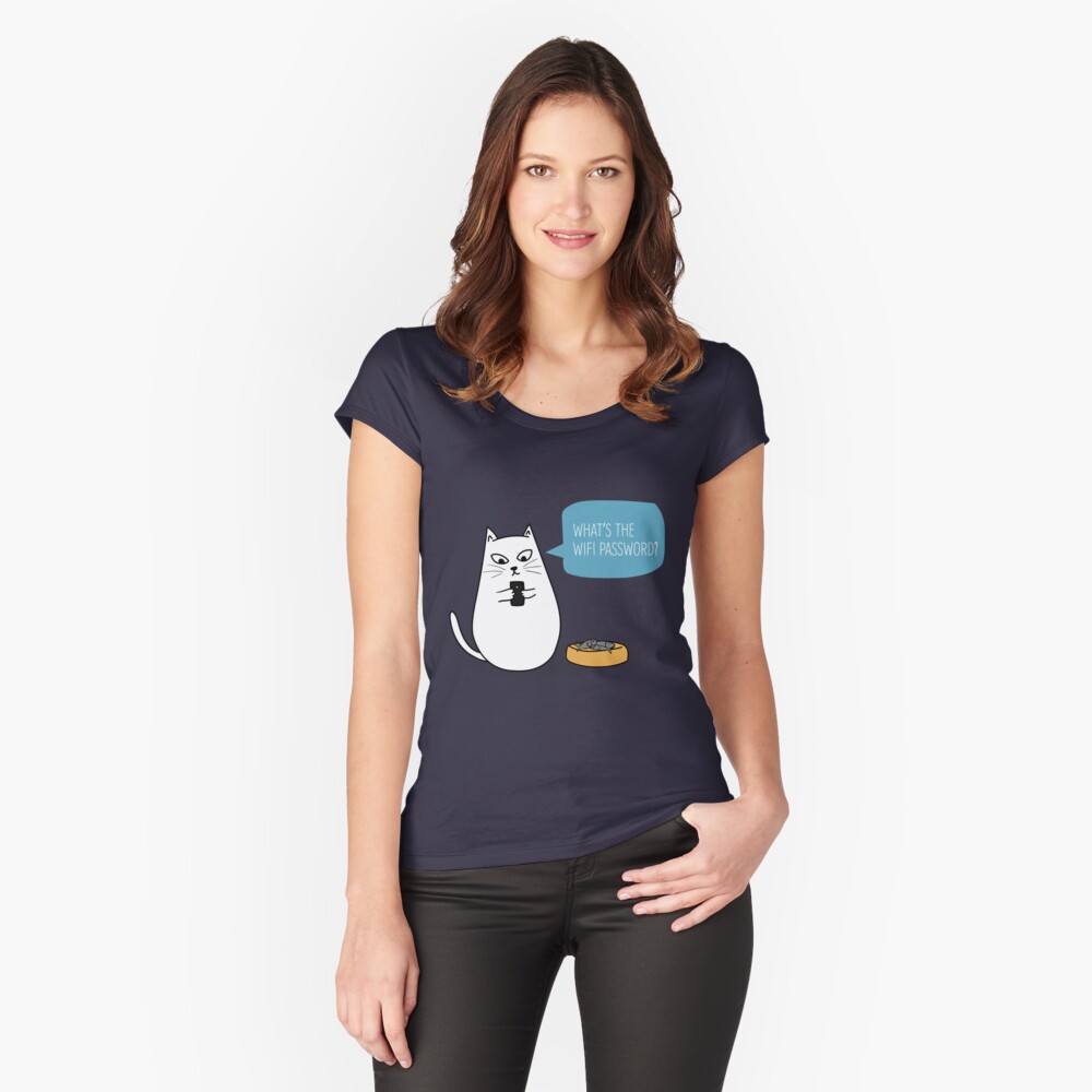 Item preview, Fitted Scoop T-Shirt designed and sold by cartoonbeing.