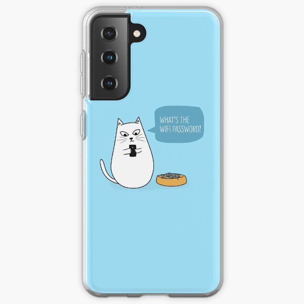 Wifi Cat Samsung Galaxy Soft Case