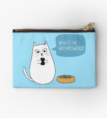 Wifi Cat Zipper Pouch