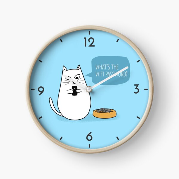 Wifi Cat Clock