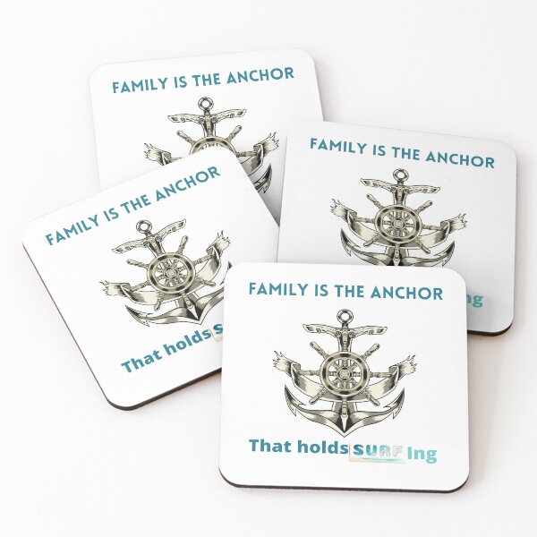 Item preview, Family Is The Anchor That Holds Surfing designed and sold by Maikepro.