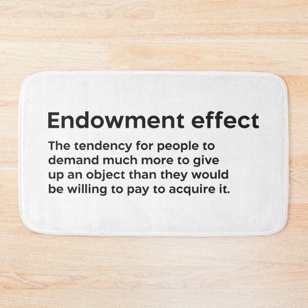 Item preview, Endowment effect black designed and sold by EdimQuotes.
