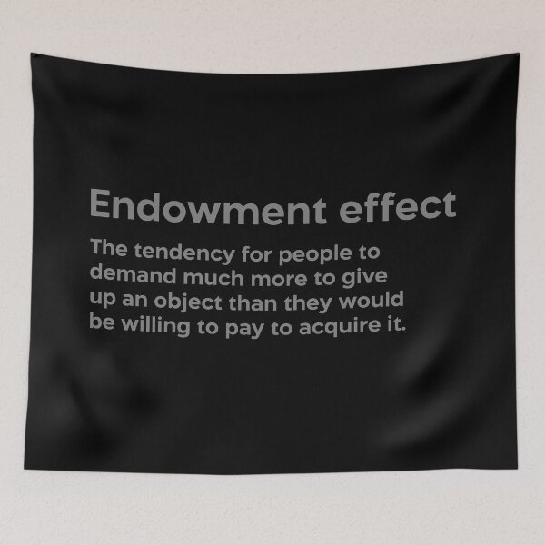 Item preview, Endowment effect grey designed and sold by EdimQuotes.