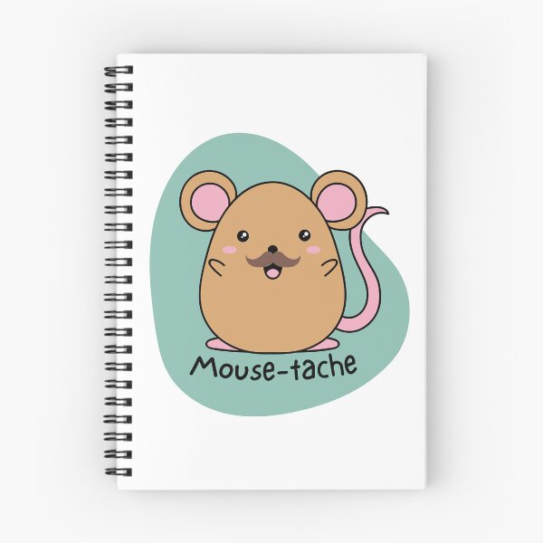 Item preview, Mouse-tache - Animal pun designed and sold by The Agreeable Raven.