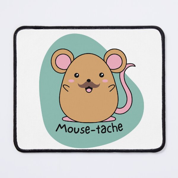Item preview, Mouse-tache - Animal pun designed and sold by The Agreeable Raven.