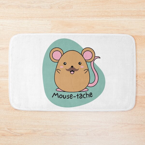 Item preview, Mouse-tache - Animal pun designed and sold by The Agreeable Raven.