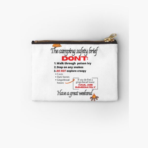 Item preview, Camping safety brief designed and sold by Pugnaciousprint.