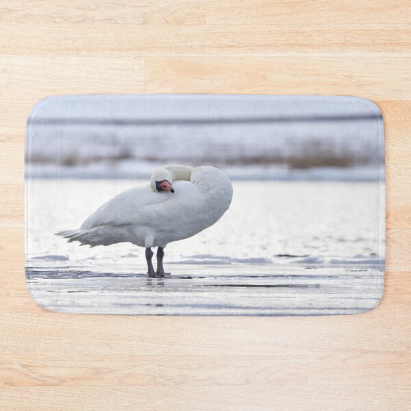 Item preview, Oh that soft pillow. Mute swan designed and sold by Jouko Lehto Photography.