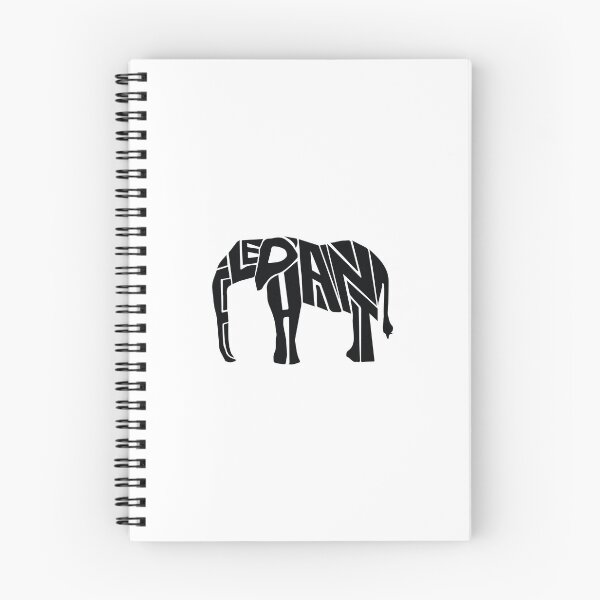 Item preview, Elephant in Typo  designed and sold by Designhood82.