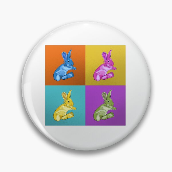 Item preview, Colorful Bunny Squares designed and sold by Anonymous Badger.