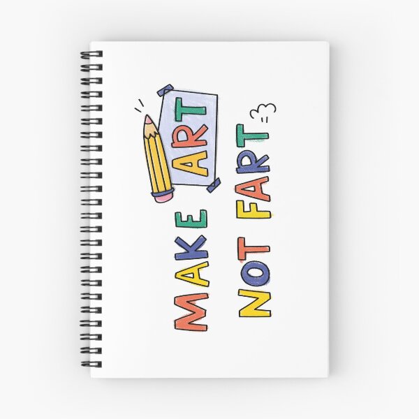 Item preview, make art not fart designed and sold by gysipunks.