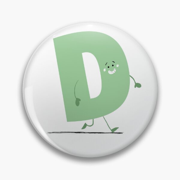 Item preview, Letter D - Cute Alphabet - Name Begins With D designed and sold by Jennifer Farley Illustration.
