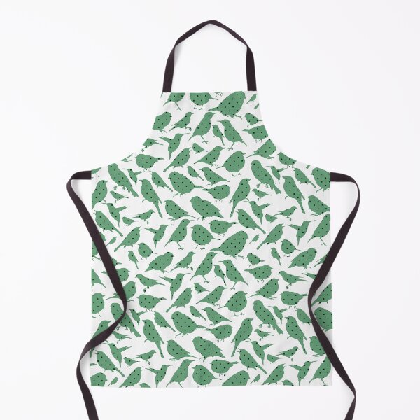 Artikelvorschau, Square Dot Filled Birds on White Repeat 5748 entworfen und verkauft von Art in My Loft.