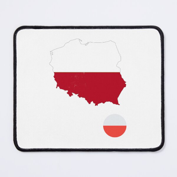 Item preview, Poland Flag Map designed and sold by Tienda-Vane.