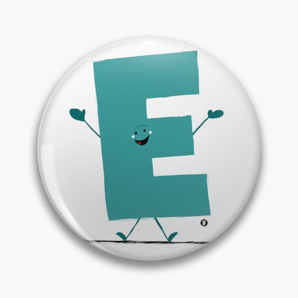 Item preview, Letter E - Cute Alphabet - Name Begins With E designed and sold by Jennifer Farley Illustration.