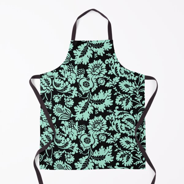 Item preview, Venetian Print Aqua on Black designed and sold by Kashear.