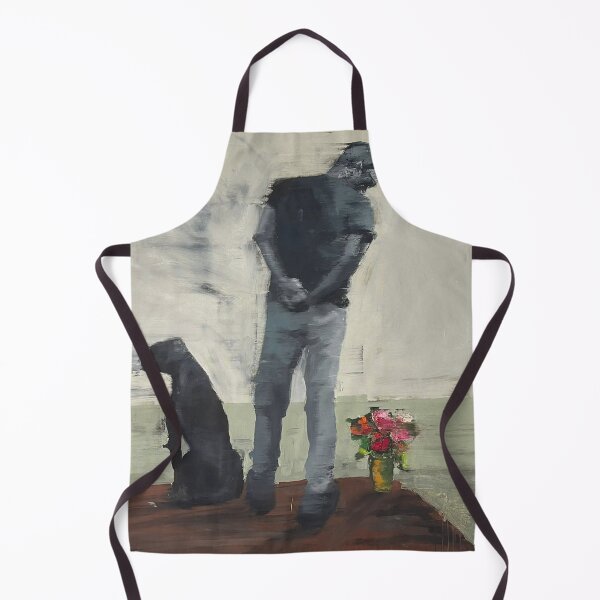 Item preview, Man with dog and flowers, Adrian Socorro, Backroom Art designed and sold by The Sr Corchea Backroom Art.