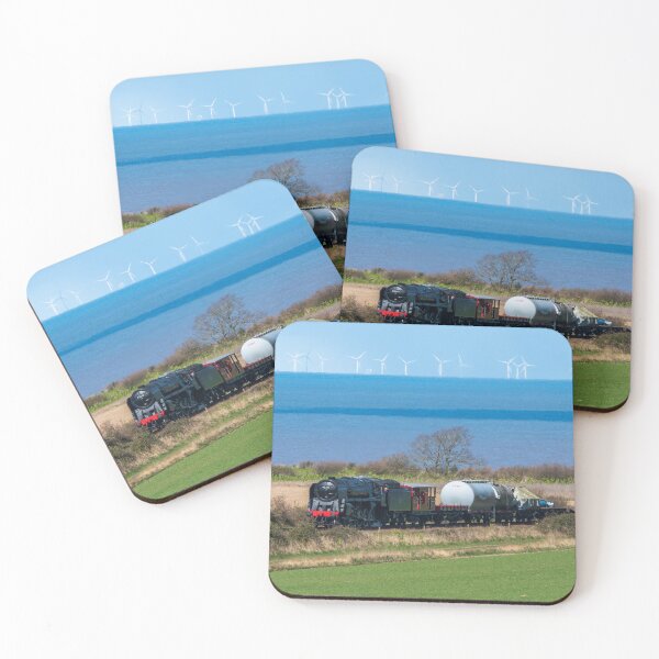 Item preview, Steam train on the North Norfolk coast designed and sold by cdkphotos.