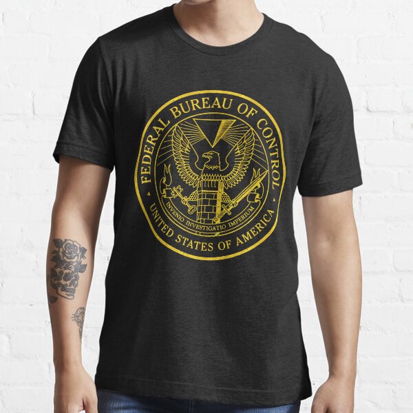 Item preview, Federal bureau of control  control game logo  distressed logo essential t shirt designed and sold by ashauntim0697.