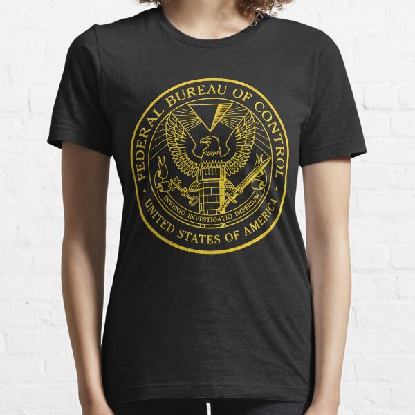 Item preview, Federal bureau of control  control game logo  distressed logo essential t shirt designed and sold by ashauntim0697.