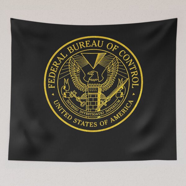 Item preview, Federal bureau of control  control game logo  distressed logo essential t shirt designed and sold by ashauntim0697.
