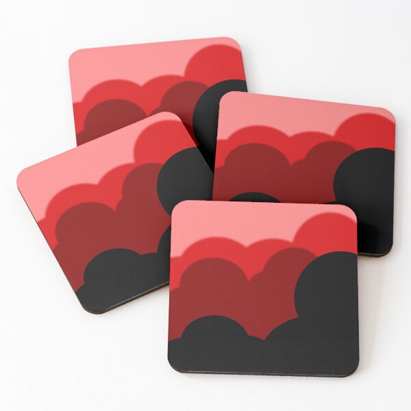 Item preview, Nubes en capas, Rojo designed and sold by SariePhotograph.