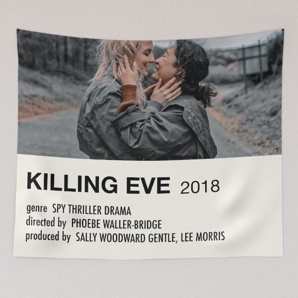 Item preview, Escena del beso de la temporada 4 de Killing Eve designed and sold by smnini.