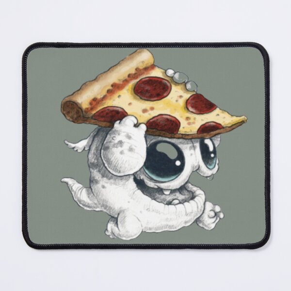 Item preview, Little monster never stop me eating pizza illustration art designed and sold by Bkstores.