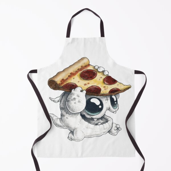 Item preview, Little monster never stop me eating pizza illustration art designed and sold by Bkstores.