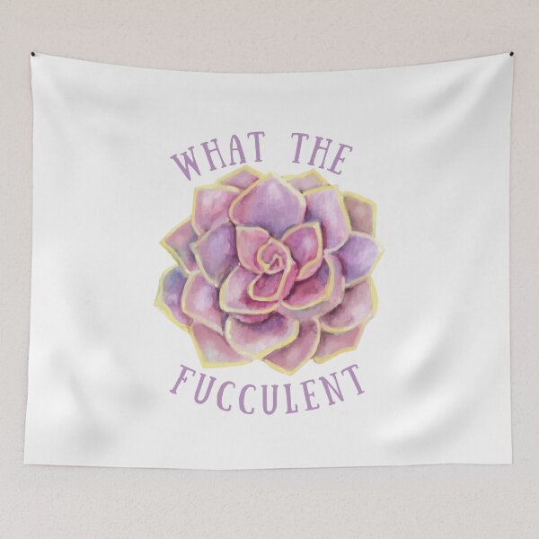 Item preview, What the Fucculent Succulent Lover Gift Funny Succulent Botanical Cactus designed and sold by CaitU.