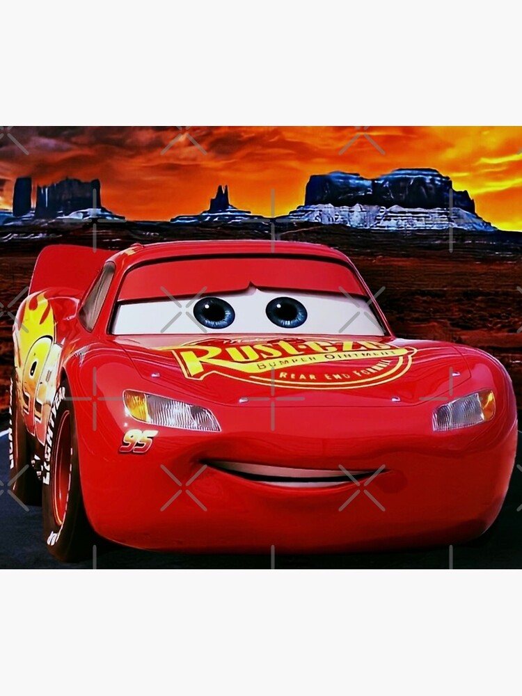 Disney Pixar Cars Lightning McQueen Finish Line Poster Pullover