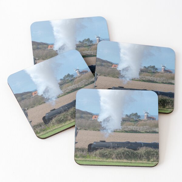Item preview, Steam train on North Norfolk coast designed and sold by cdkphotos.
