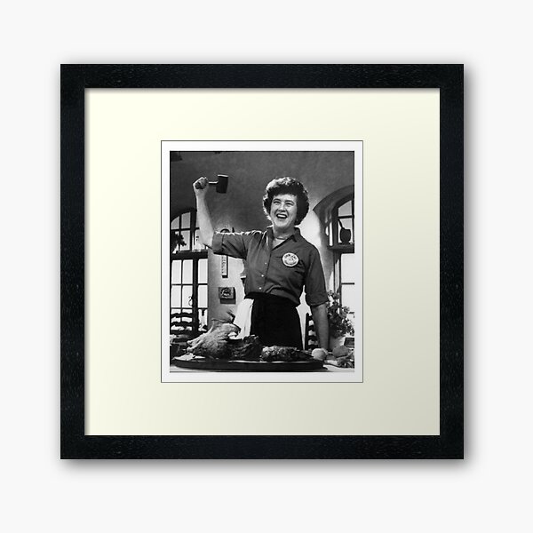 Julia Child Framed Art Print
