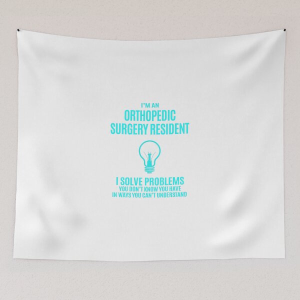 Item preview, Orthopedic Surgery Resident - I Solve Problems Job Gift designed and sold by melissaval2.