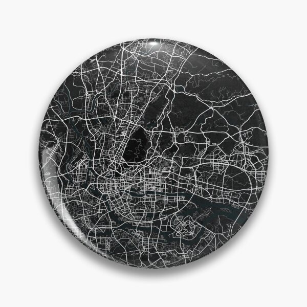 Item preview, Guangzhou City Map of China - Dark designed and sold by deMAP.