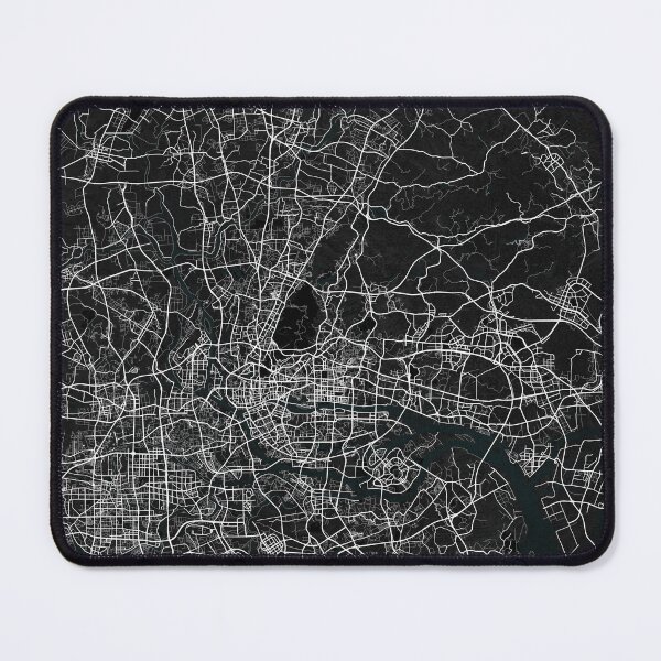 Item preview, Guangzhou City Map of China - Dark designed and sold by deMAP.