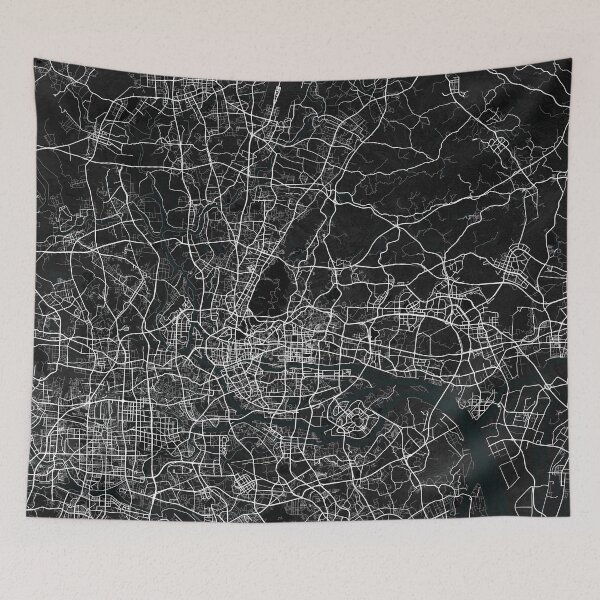 Item preview, Guangzhou City Map of China - Dark designed and sold by deMAP.