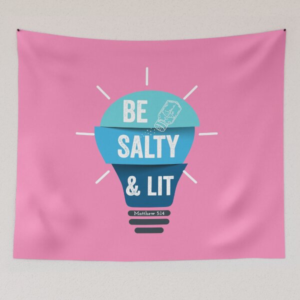 Item preview, Bible Quote - Be Salty and Lit - Matthew 5:13 designed and sold by JacquelineLim.