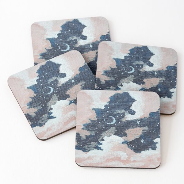 Item preview, Japanese Pink Wind Clouds-Outdoors-Night designed and sold by DiensDesign.