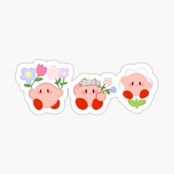 kirby spring edition Sticker