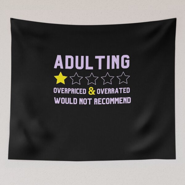 Item preview, Adulting Would Not Recommend designed and sold by Dkhalid.