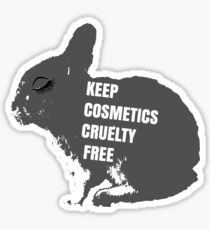 Download Cruelty Free Stickers | Redbubble