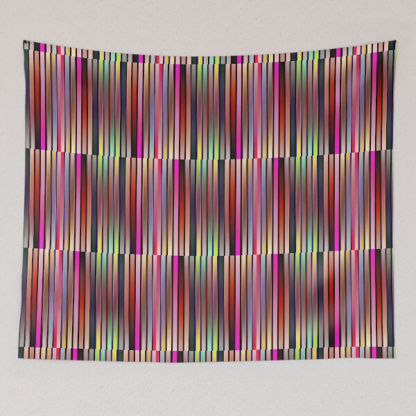 Item preview, Minimal Abstract - multicolored vertical stripes designed and sold by AppareIIndustry.