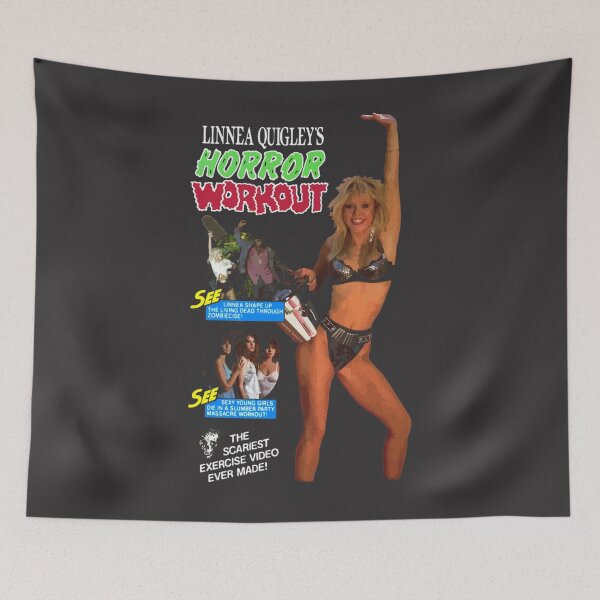 Item preview, Linnea Quigley's Horror Workout Classic designed and sold by DanutaVilla.