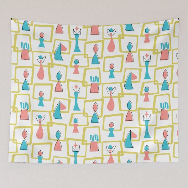 Item preview, Mid Century Chess - Spring designed and sold by miavaldez.