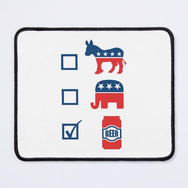 Item preview, Republican - Democrat -Beer Election ballot designed and sold by MaxwellStroman.