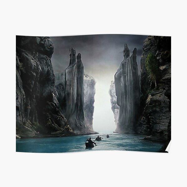 argonath - paysage Poster